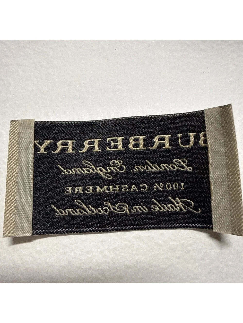 BURBERRY 1 Designer Tag LABEL Replacement Sewing Accessories 6 x 3cm